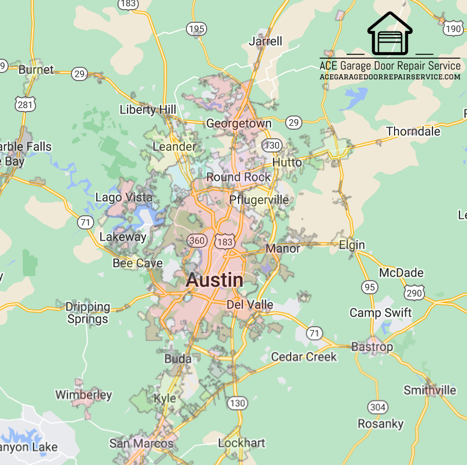 acegaragedoorrepairservice.com_austin_texas_map