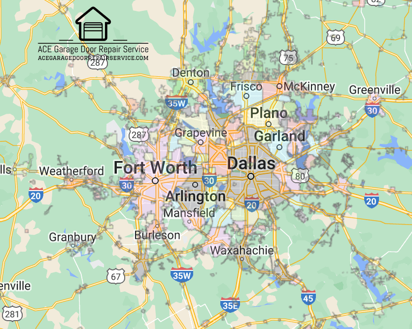 acegaragedoorrepairservice.com_dallas_fort_worth_texas_map